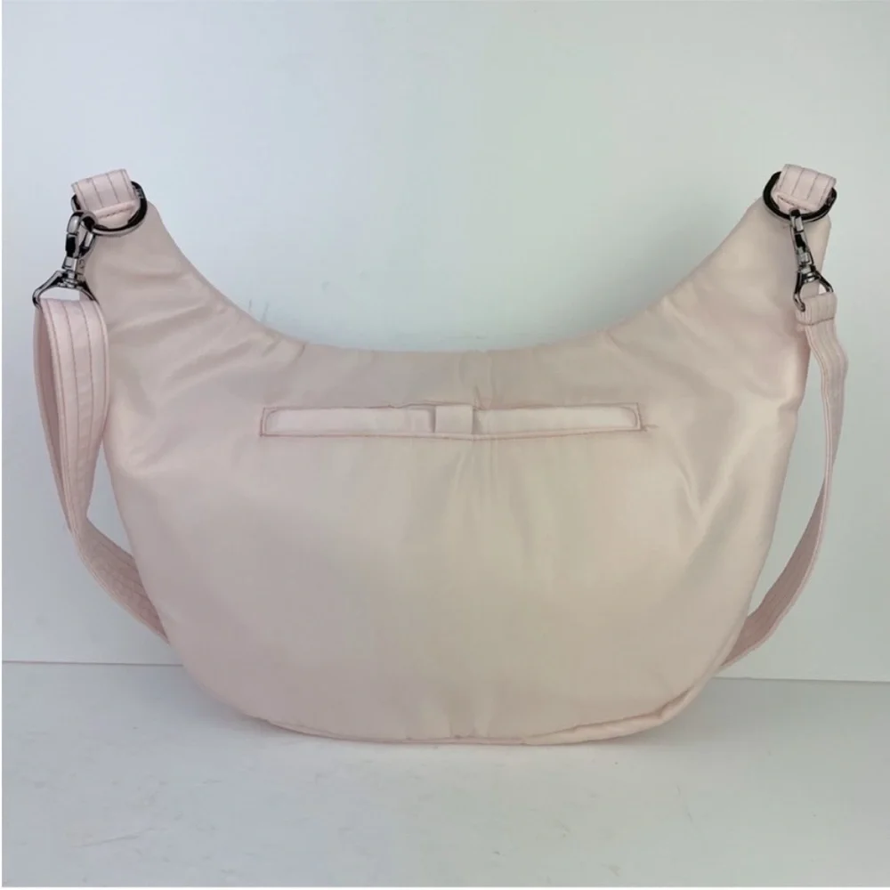 Lug Hippy Powder Pink RFID Crossbody Travel Organizer Purse Bag